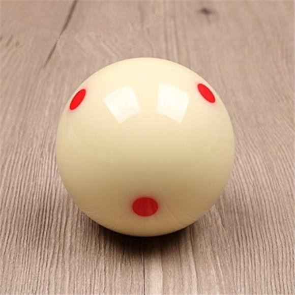 AAA-Grade PRO Cup Standard Pool-Billiard Cue Ball with 6 Dots (2-1/4'', 6 oz) - Picture 7 of 7